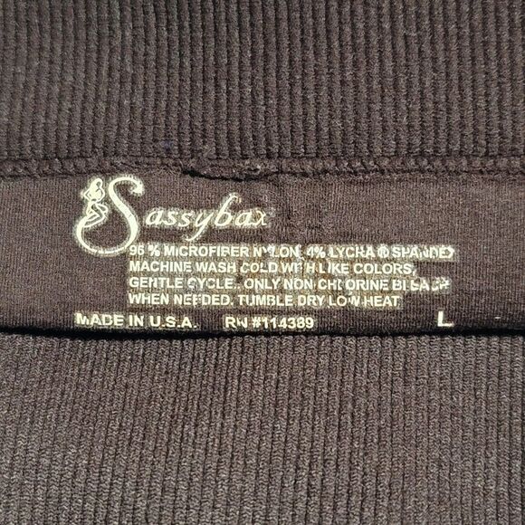 Sassybax Shapewear Crop Tank Cami Bra Size Large - Picture 3 of 4